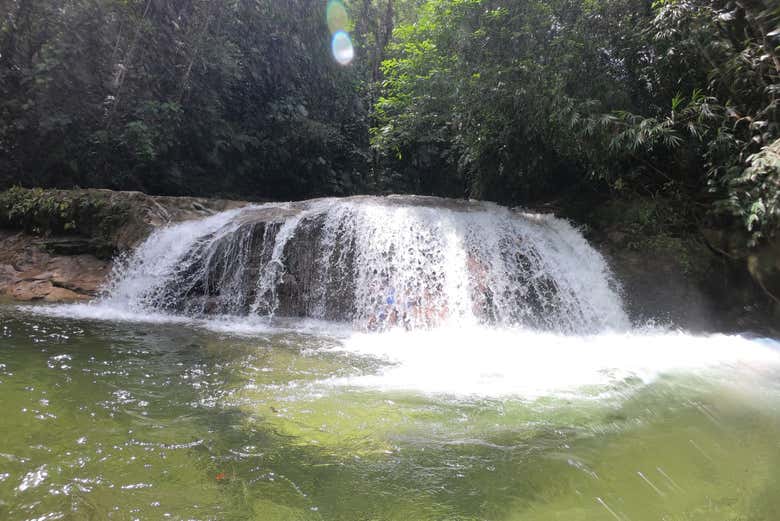 Uma das cachoeiras que visitaremos