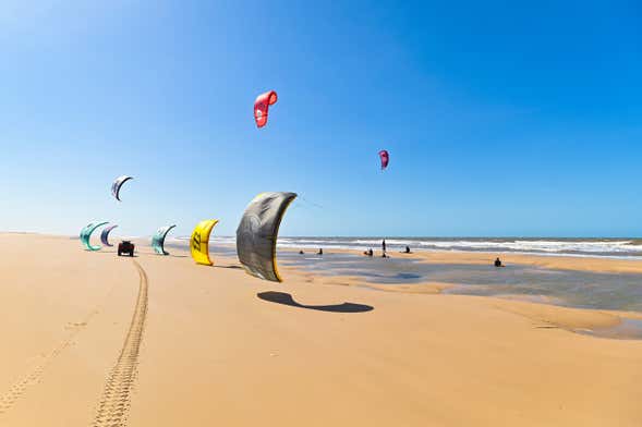 Kitesurf en Ilha das Canarias