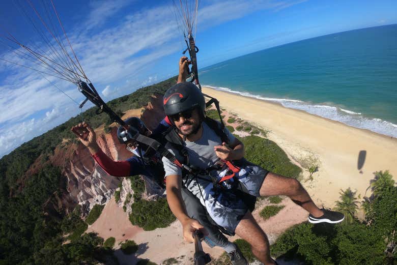 Disfrutando de las vistas de Arraial d'Ajuda