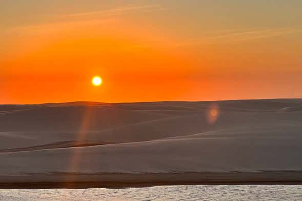 Tour al atardecer por las dunas de los Lençóis Maranhenses