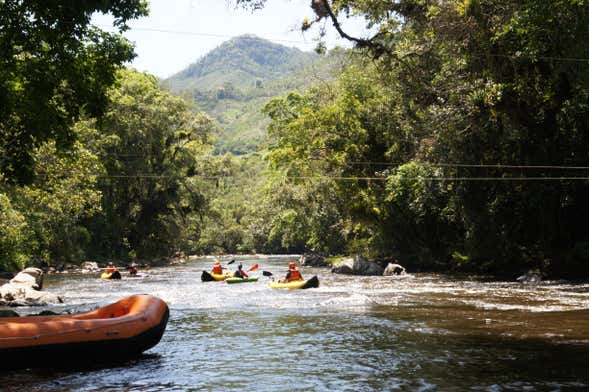 Duckie Rafting on the Turvo River