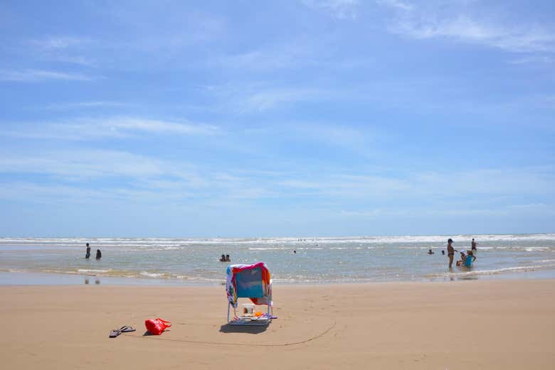 Paisaje de la playa de Atalaia