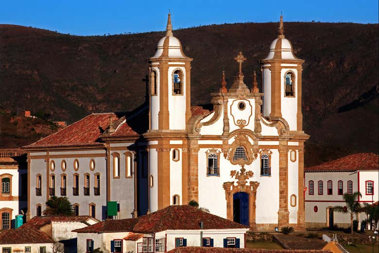 Vous verrez les principales églises d'Ouro Preto