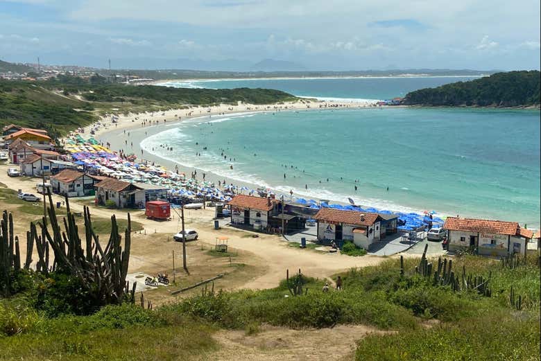 Praia das Conchas, una de las playas más famosas de Cabo Frío