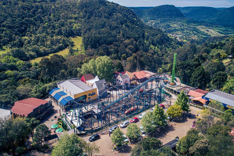 O Alpen Park está imerso na natureza entre vales e montanhas