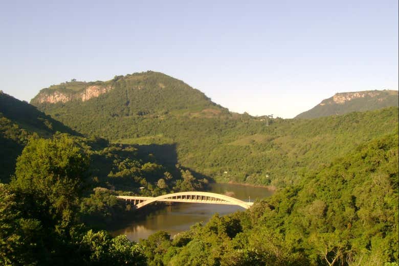 Get great views of the famous Ernesto Dornelles bridge