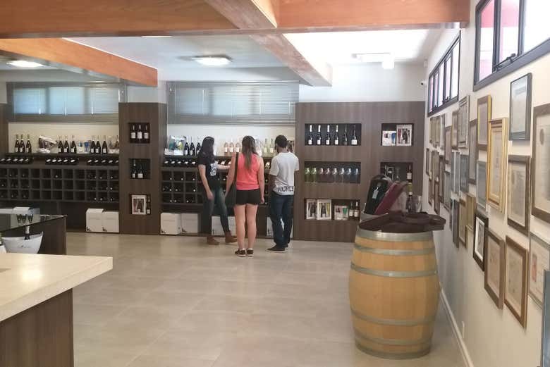 Visiting one of the wineries