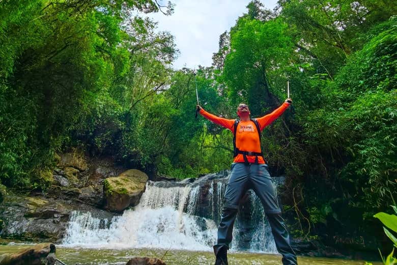 Faremos uma trilha incrível no Sítio Paraíso na Terra