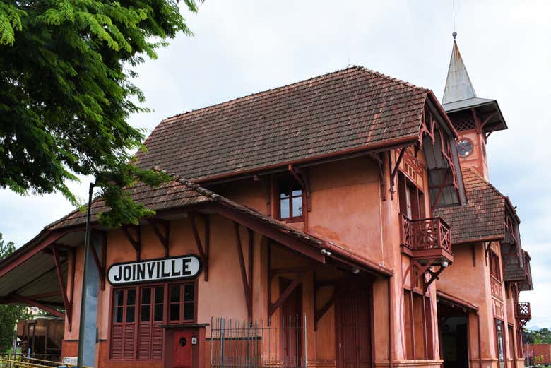 An old train station in Joinville