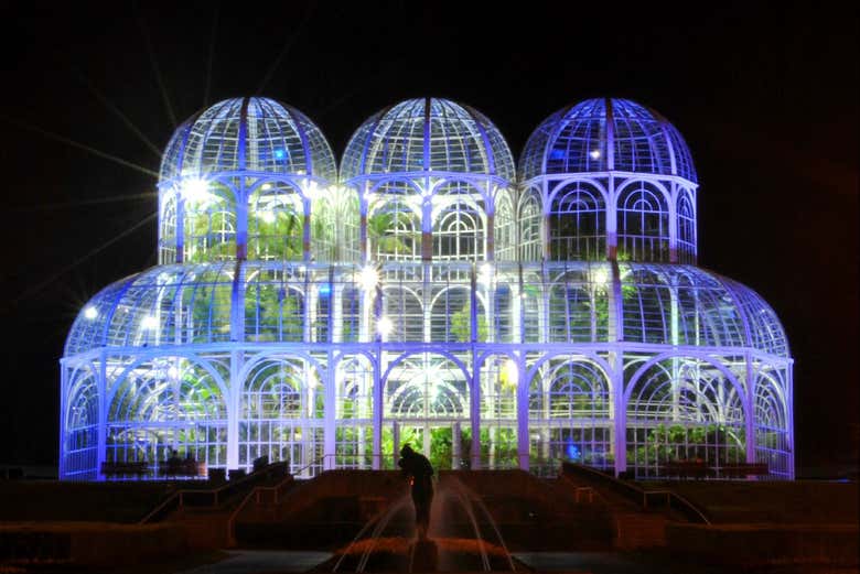 Jardim Botânico iluminado