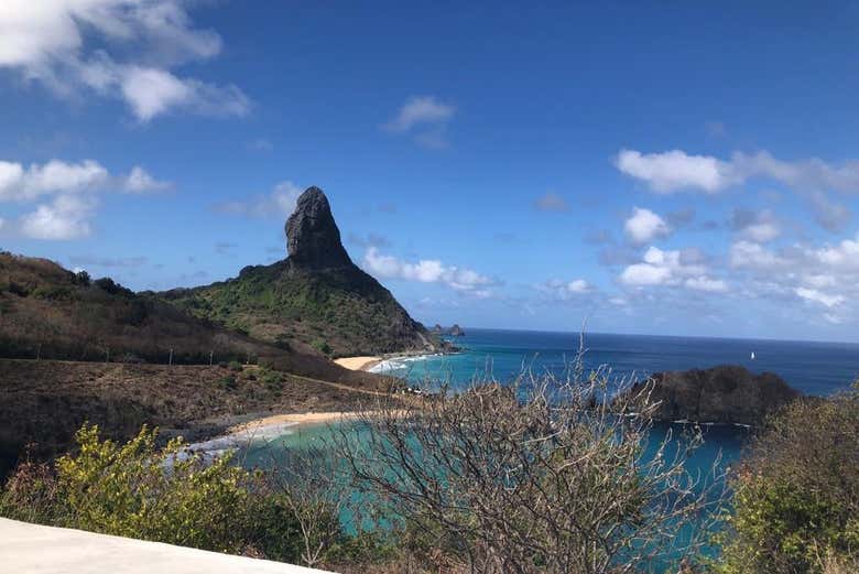 Vista del Fuerte de Fernando de Noronha