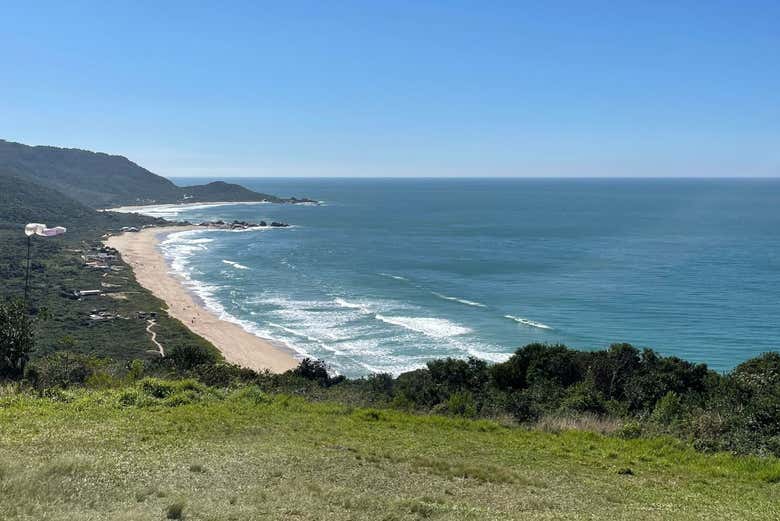 A paisagem onde o mar se encontra com o céu