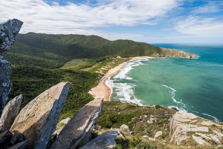 Panorama of Lagoinha beach