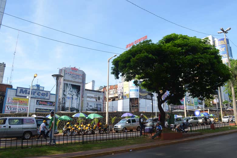 Área comercial de Ciudad del Este 