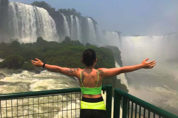 Tour en bicicleta y clase de yoga en las Cataratas de Iguazú