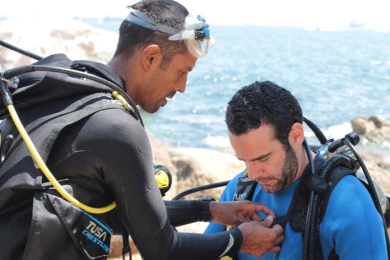 Preparación para el snorkel