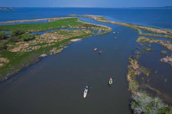 Tour en kayak por los humedales de Imbé