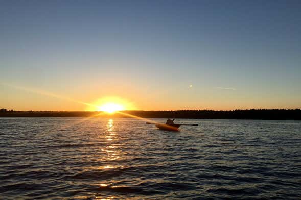 Tour en kayak por el río Tramandaí al atardecer