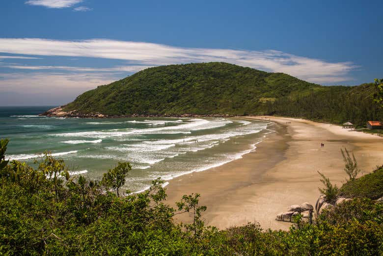 Vista de uma das praias