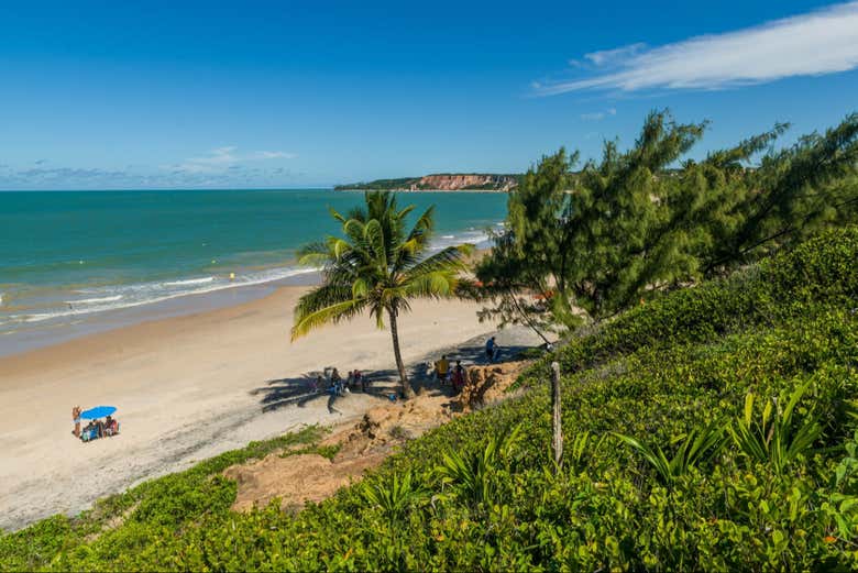 Playa de Carapibus desde el mirador