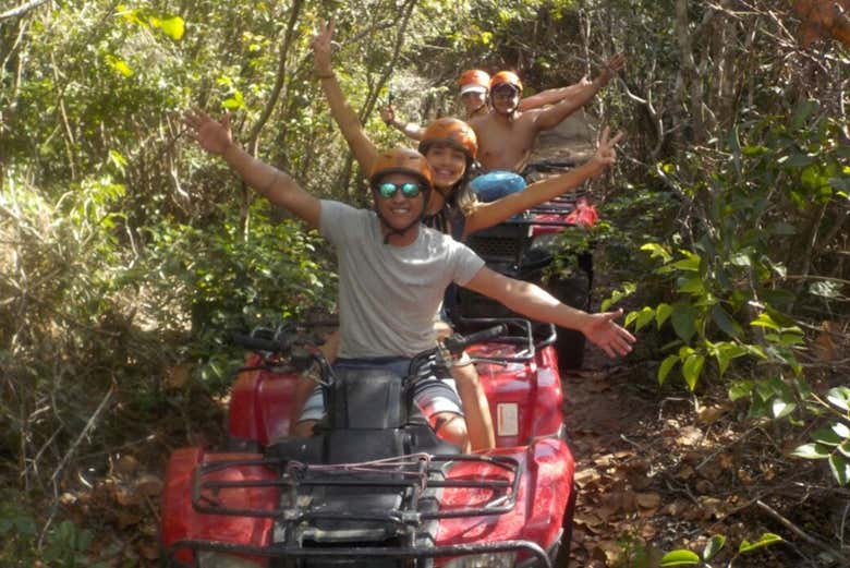 Quad biking around Pirangi do Sul