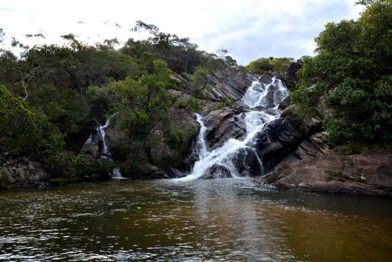 Cachoeira do Lázaro nos arredores de Pirenópolis