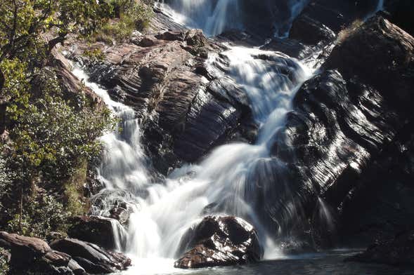 Trilha pelas cachoeiras da Reserva Vargem Grande