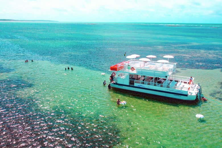 Catamaran ride on Pitimbu Beach