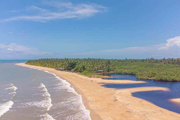 Excursão à praia de Guaiú