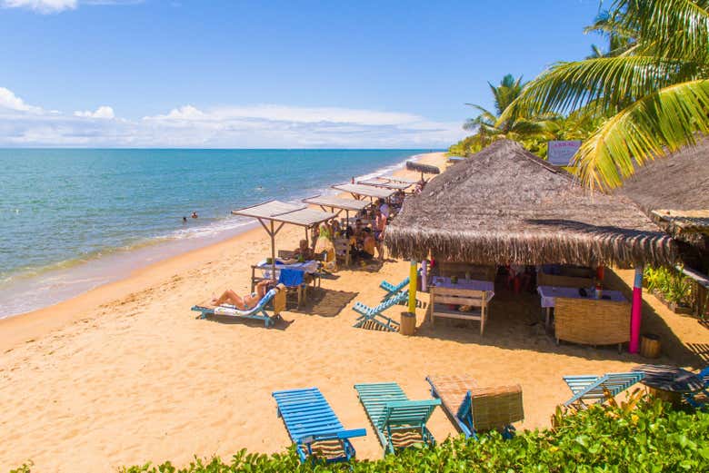 Vistas da praia Guaiú