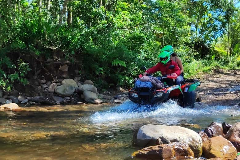 Los quads nos permitirán vadear ríos y arroyos