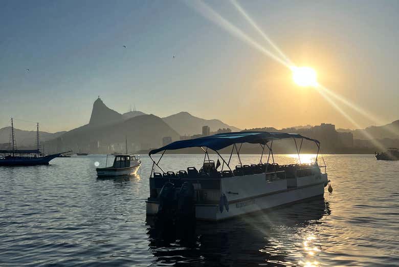 Barco em que faremos o passeio