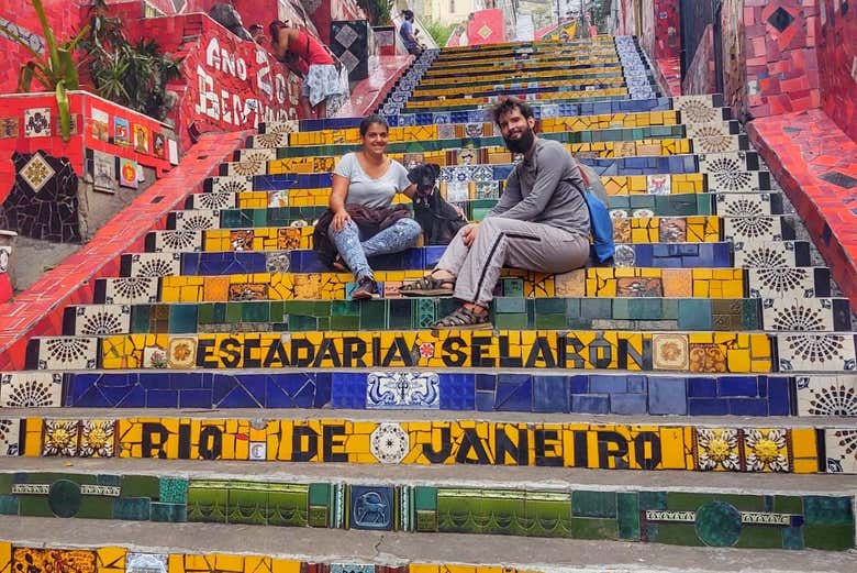 Recorriendo la Escalera Selarón 