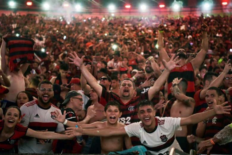 Torcida de futebol no Rio de Janeiro