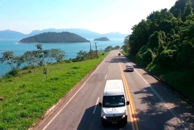 Você poderá desfrutar de belas paisagens no trajeto