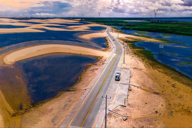 Atravessaremos belas paisagens