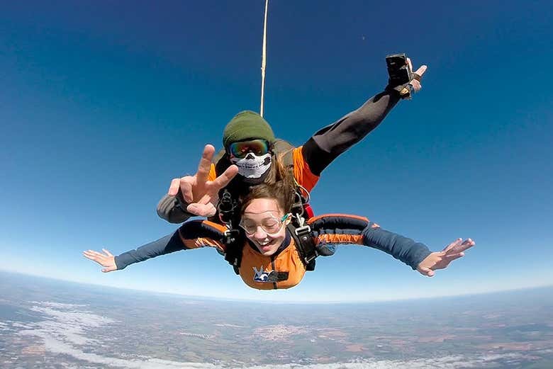 Salto de paraquedas em Boituva