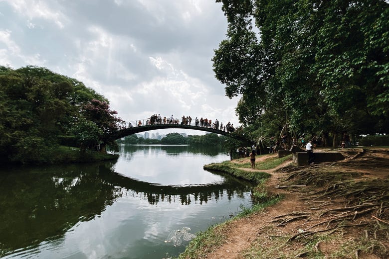 Dia tranquilo no Ibirapuera