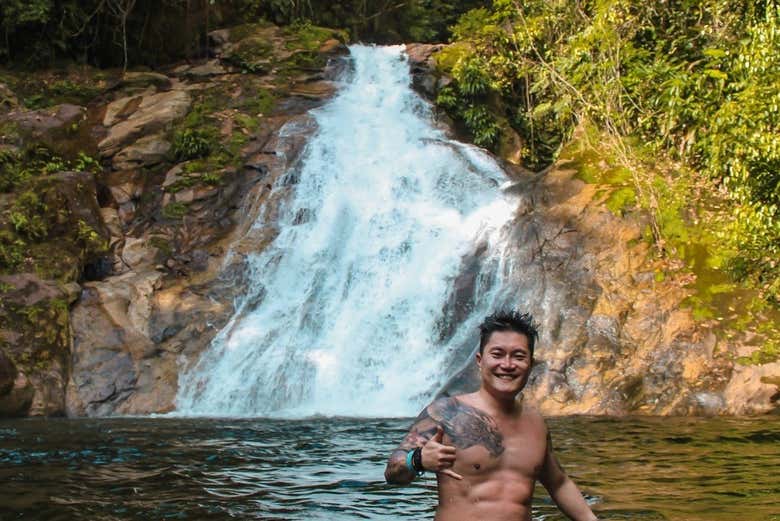 Baignade dans les piscines naturelles