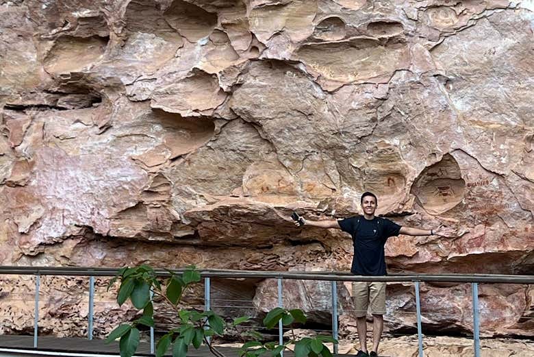 Rock formation at Serra da Capivara