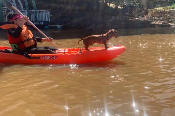 Kayaking on the Poti River