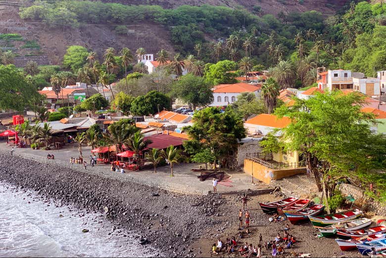 Vistas de la playa de Cidade Velha