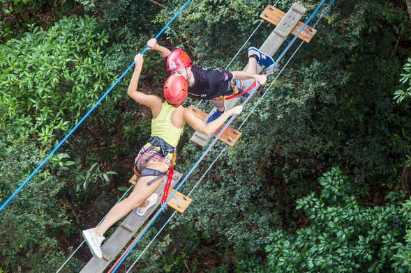 Zip Lining in Koh Rong