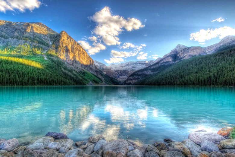 El lago Louise y su belleza natural