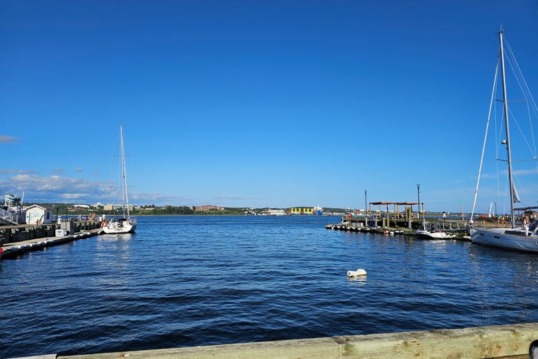 View of port in Halifax