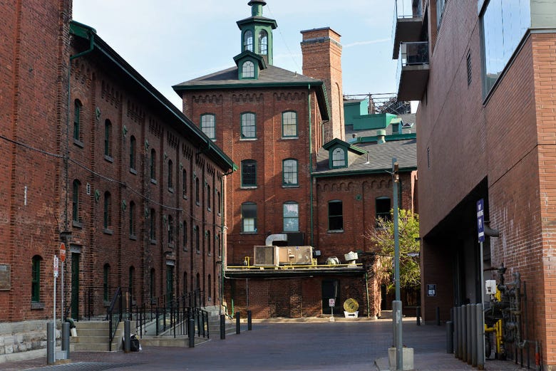 The Distillery District in Toronto