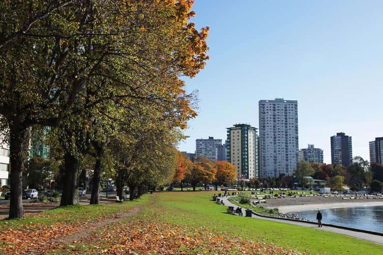 Explore the vibrant English Bay