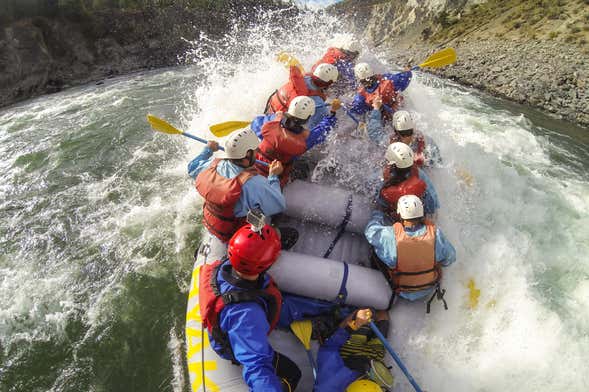 Rafting on the Elaho River