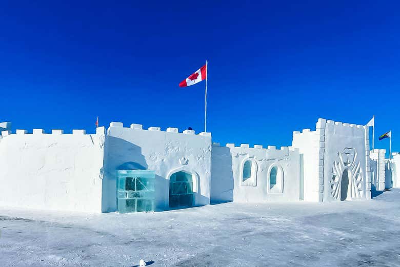 Snow Castle in Yellowknife