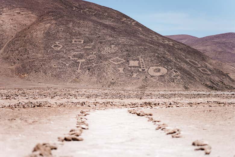 Check out the geoglyphs of Chug-Chug